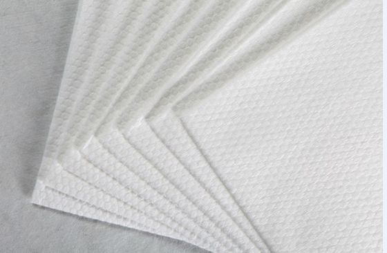 62g Biała 100% wiskozowa włóknina typu spunlace Mała tkanka bawełniana z ziarna perłowego, podkładki, chusteczki nawilżane
