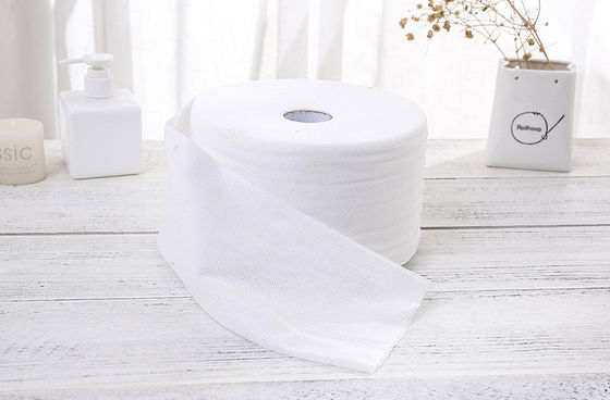 50g Biała 100% wiskozowa włóknina z włókniny spunlace, tkanka bawełniana, ręcznik do twarzy, chusteczki nawilżane