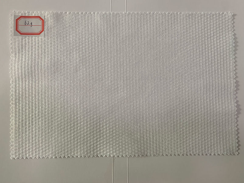 62g Biała 100% wiskozowa włóknina typu spunlace Mała tkanka bawełniana z ziarna perłowego, podkładki, chusteczki nawilżane
