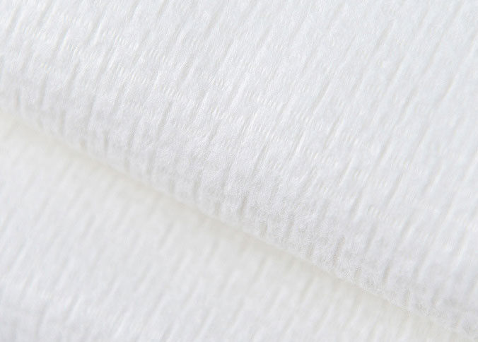 110g Biały EF Ziarno 100% Wiskoza Krzyżowa Spunlaced Włóknina Bawełniana, Mokre Chusteczki